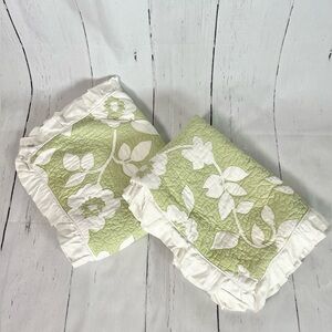 Two Victoria Hill Quilted Pillow Shams